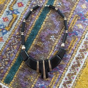 Black and Gold Vintage Necklace